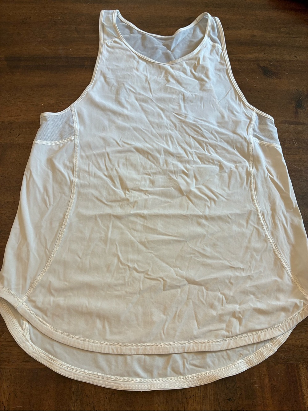 Lululemon Scult Tank Top Women’s 6 White Racerback Athletic Workout Shirt
